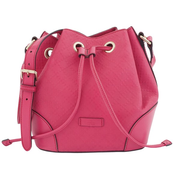 Gucci Diamante Pink Canvas shoulder - Picture 1 of 10